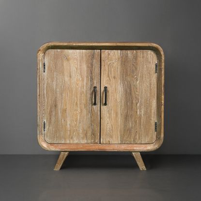 Picture of Ladner Solid Wood Accent Storage Cabinet with Doors