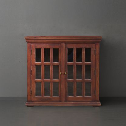 Picture of Olds Accent Storage cabinet with glass doors and shelves