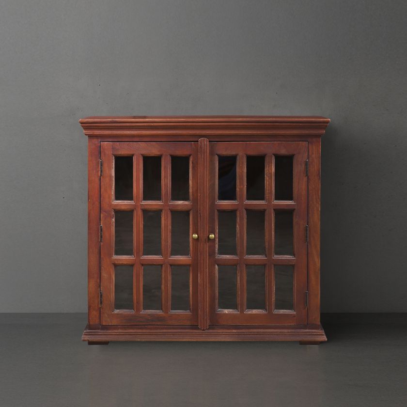 Picture of Olds Accent Storage cabinet with glass doors and shelves