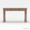 Picture of Miramachi Carved Solid Wood Writing Desk with Drawers