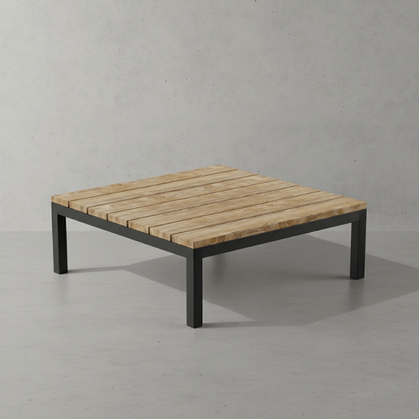 Picture of Florence Teak Wood Square Outdoor Coffee Table