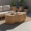 Picture of Vancouver Natural Rattan Bohemian Patio Coffee Table