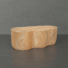 Picture of Vancouver Natural Rattan Bohemian Patio Coffee Table