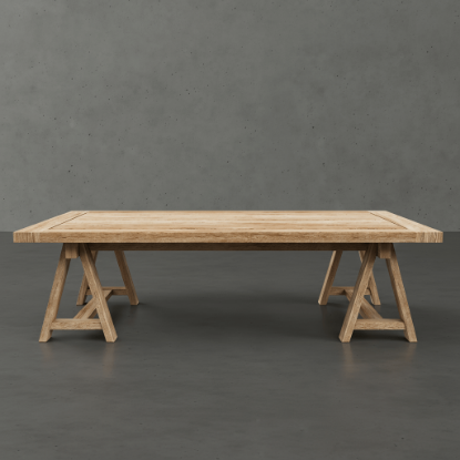 Picture of Plumpton Rustic Teak Patio Coffee Table