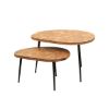 Picture of Fraser Mid Century Modern Curved Top Nesting Coffee Table