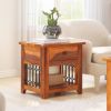 Picture of San Francisco Iron Grill Side Table Set of 2 With Storage