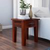 Picture of Tierra Solid Wood Square End Table Set of 2 With Storage