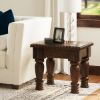 Picture of Renens Carved Traditional Square End Table Set of 2