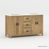Picture of Nashville Modern Solid Wood Double Sink Space Bathroom Vanity