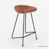 Picture of Simcoe Industrial Wooden Backless Kitchen Island Stool