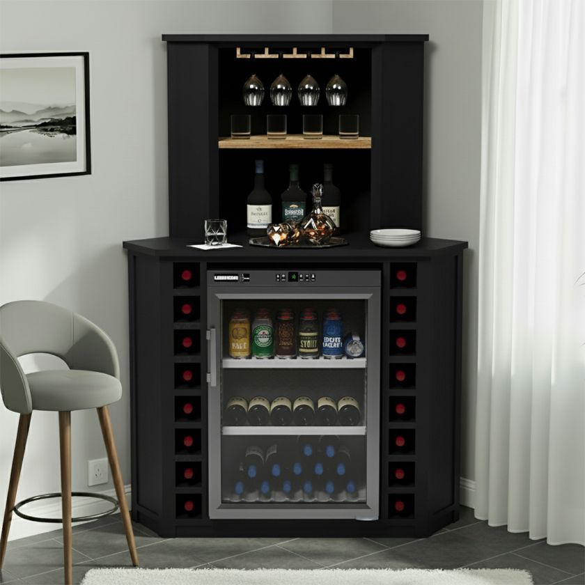 Picture of Erie Black Corner Wine Bar with Fridge Space