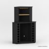 Picture of Erie Black Corner Wine Bar with Fridge Space