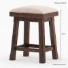 Picture of Monterey Rustic Solid Wood Backless Bar and Counter Stools