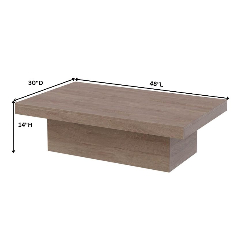 Geelong Teak Outdoor Coffee Table Dimension Image