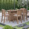 Picture of Concord Solid Teak Wood Outdoor Bar Set with Stools