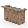 Picture of Concord Solid Teak Wood Outdoor Bar Set with Stools