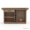 Picture of Concord Solid Teak Wood Outdoor Bar Set with Stools