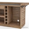 Picture of Concord Solid Teak Wood Outdoor Bar Set with Stools