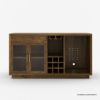 Picture of Sarnia Solid Wood Buffet Cabinet with Mini Fridge Space