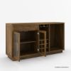 Picture of Sarnia Solid Wood Buffet Cabinet with Mini Fridge Space