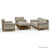 Picture of Junction 3 Piece Living Room Sofa Set with Ottoman Table