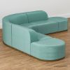 Picture of Annex L-Shaped Modular Sectional Sofa with Bumper Ends
