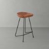 Picture of Simcoe Industrial Wooden Backless Kitchen Island Stool