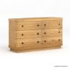 Picture of Lytton Modern Farmhouse Solid Wood Dresser with 6 Drawers