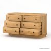 Picture of Lytton Modern Farmhouse Solid Wood Dresser with 6 Drawers