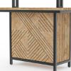 Picture of Leaside Teak Wood Outdoor Tiki Bar Table with Storage