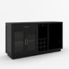 Picture of Sarnia Solid Wood Buffet Cabinet with Mini Fridge Space