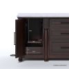 Picture of Albion Marble Top Kitchen Island with Lift Up Mixer Stand