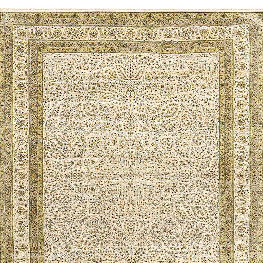 Picture of Saanich Ivory Traditional Hand Knotted Wool Area Rug
