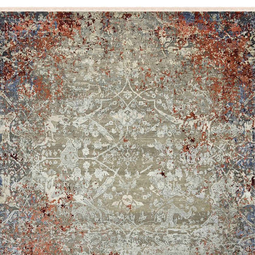 Picture of Encinitas Abstract Tan Rust Vintage Area Rug