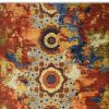 Picture of Cobourg Red Mamluk Hand Knotted Modern Medallion Rug