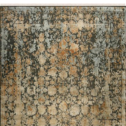 Picture of Shawinigan Distressed Hand Knotted Vintage Floral Area Rug