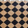 Picture of Guelph Natural Jute & Dyed Black Checkered Rug