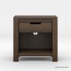 Picture of Beaver Rustic 1 Drawer Nightstand with Power Outlet Space