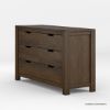 Picture of Beaver Rustic Solid Wood 6 Drawer Dresser for Bedroom