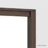 Picture of Beaver Rectangle Rustic Dark Wood Mirror Frame