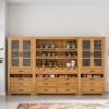 Picture of Edmonton Large Free Standing Kitchen Pantry Cabinet with Drawers