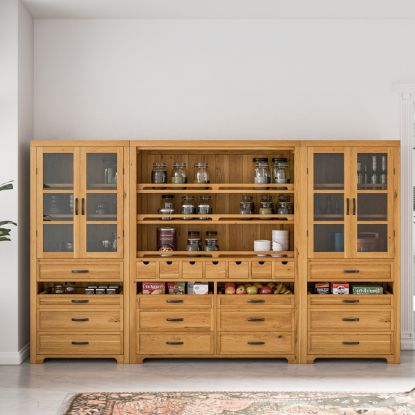 Picture of Edmonton Large Free Standing Kitchen Pantry Cabinet with Drawers