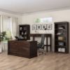 Picture of Grimbergen Solid Wood Contemporary Executive Office Furniture Set