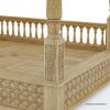 Picture of Weston Teak Wood Hand Carved Outdoor Daybed with Canopy