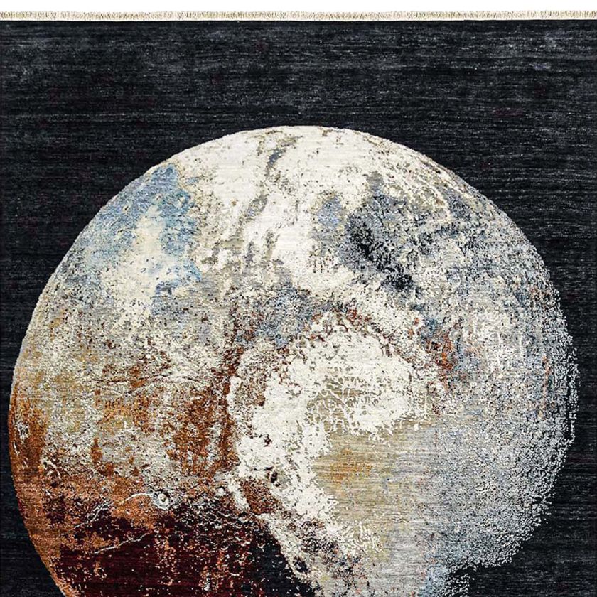 Picture of Ladner Celestial Sphere Pattern Large Living Room Rug