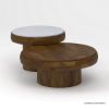 Picture of Koreatown Solid Wood Round Nesting Coffee Table
