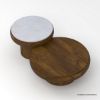 Picture of Koreatown Solid Wood Round Nesting Coffee Table