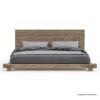 Picture of Bermondsey Solid Wood Low Profile Rustic Log Bed Frame