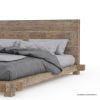 Picture of Bermondsey Solid Wood Low Profile Rustic Log Bed Frame