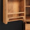 Picture of Cabbagetown Black Free Standing Tall Kitchen Pantry Cabinet